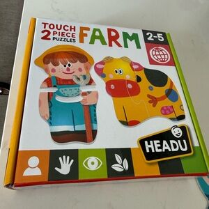 HEADU Farm Touch 2-Piece Puzzle Set